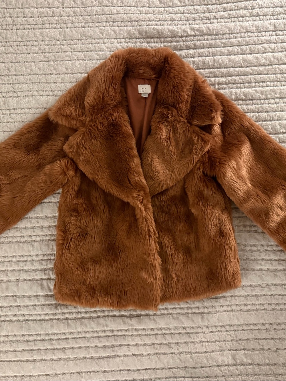A New Day Faux Fur Glam Jacket